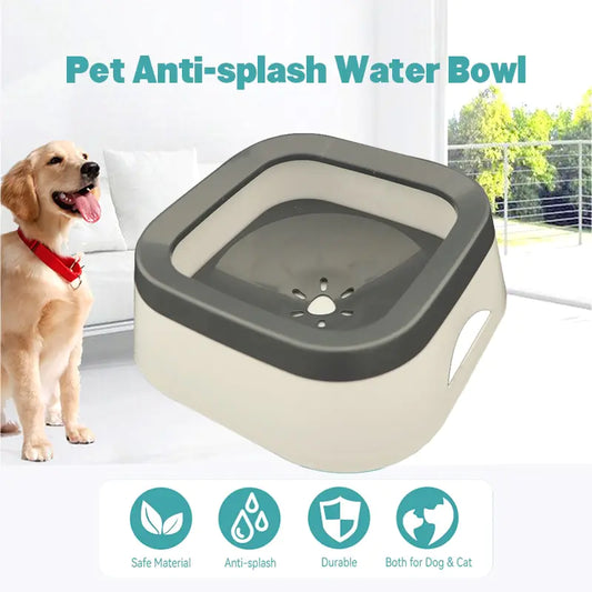 1000ml Anti-splash Pet Water Bowl